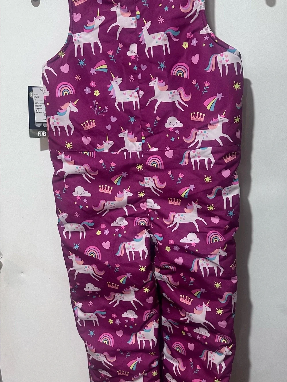 The Children's Place Purple Unicorn & Rainbow Printed Sleep Sack